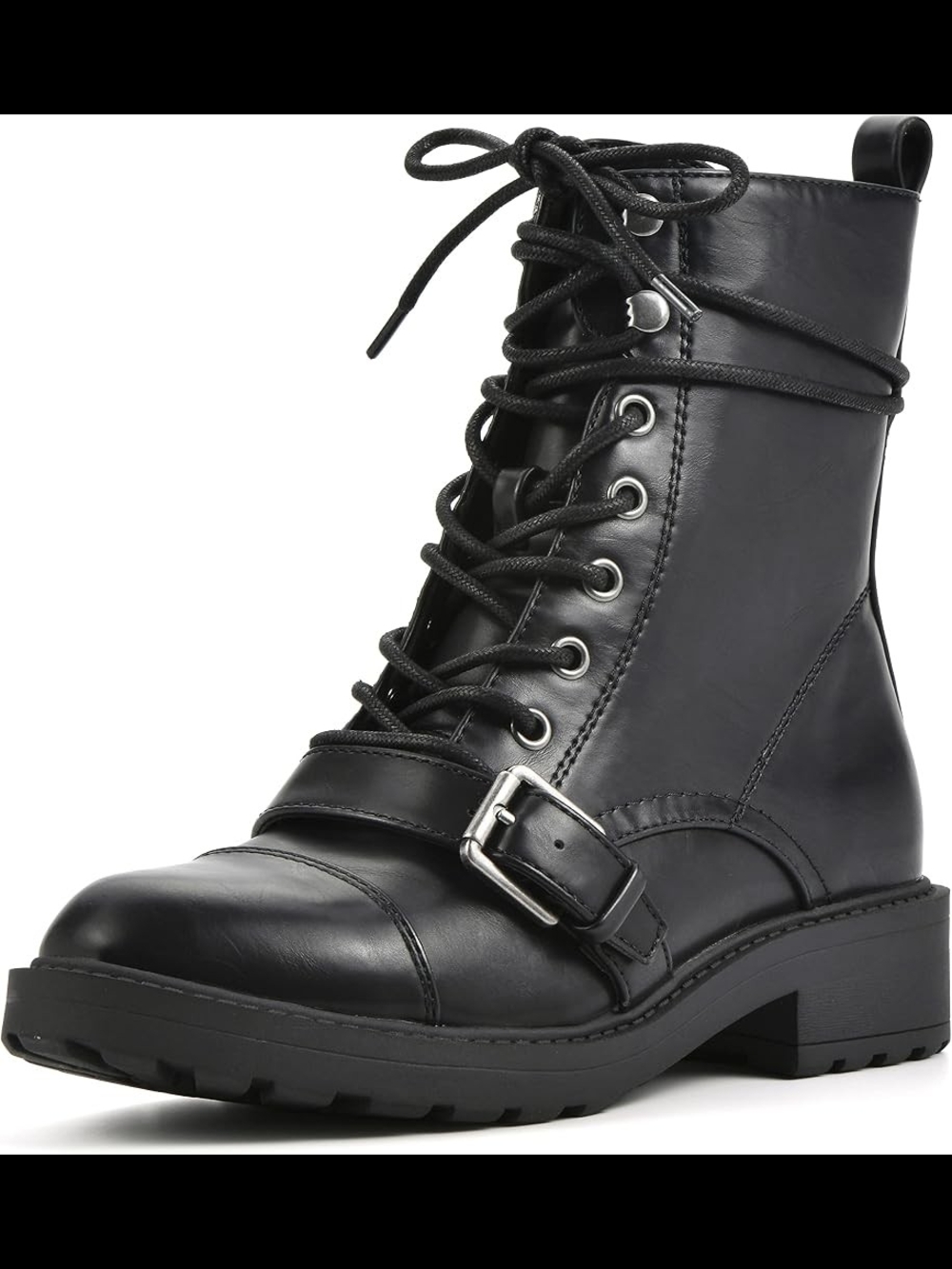 White Mountain Decree Combat Boots - Black - Size 10